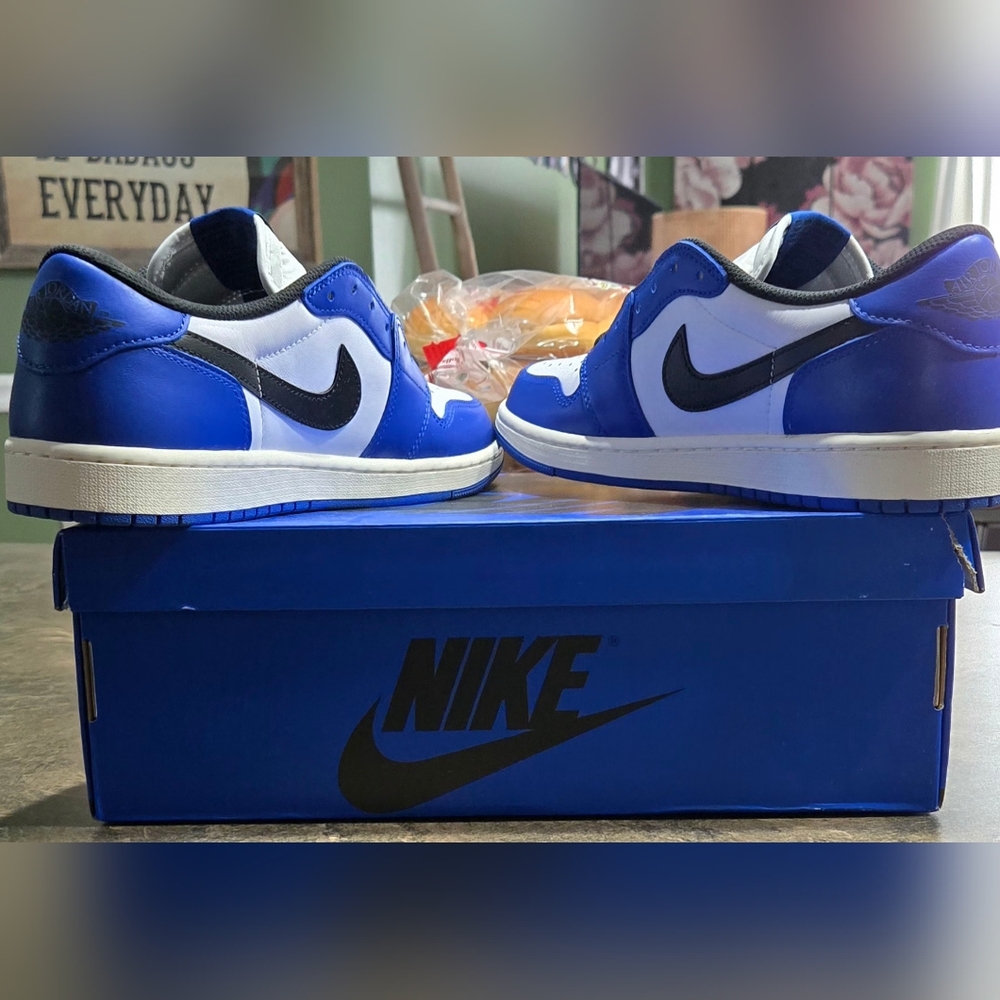 SOLD Air Jordan 1 Retro Low OG "Game Royal" - Picture 6 of 12